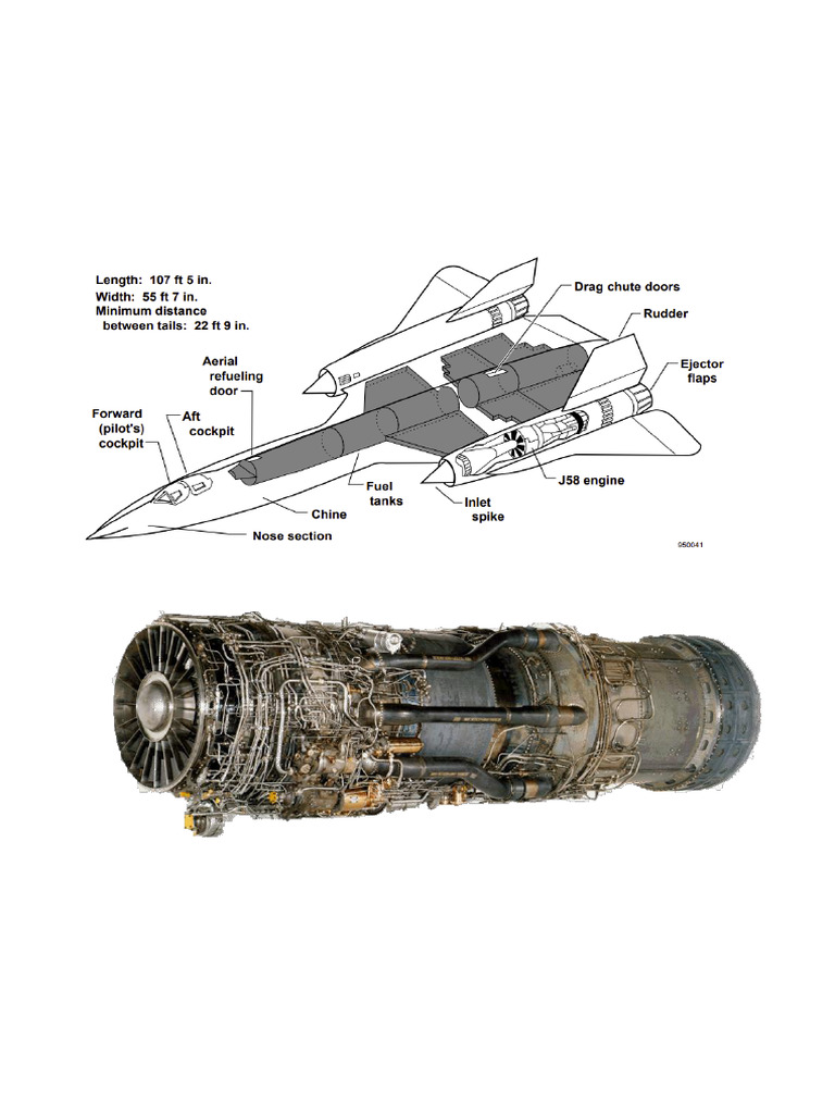 SR-71 Blackbird Mixed Compression Inlet | PDF | Aerospace | Gas ...