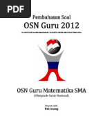 Download Pembahasan Soal OSN Guru Matematika SMA 2012 Tingkat Provinsi by Moh Aunur Rofik Zarkasi SN98639507 doc pdf