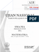 Download Pembahasan Soal UN Matematika SMA Program IPA 2012 Paket A18 Zona D by Moh Aunur Rofik Zarkasi SN98639657 doc pdf