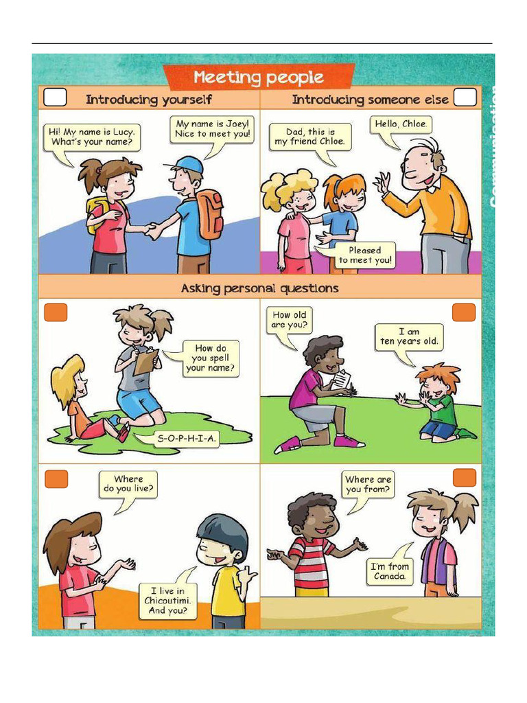 Personal Introduction Template | PDF