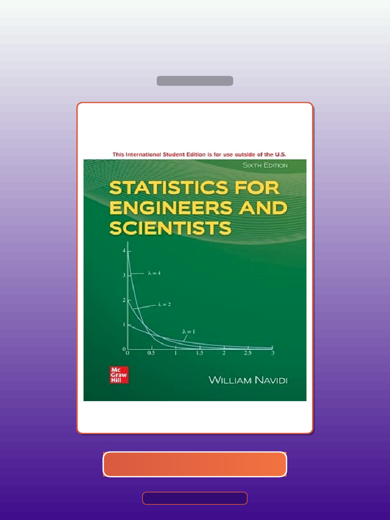 Statistics for Engineers and Scientists 6th Edition William Navidi E ...