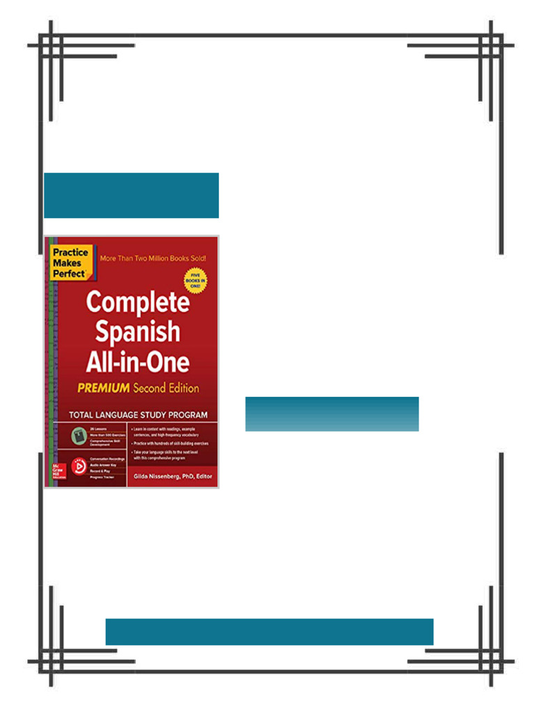 Complete Spanish All-In-One 2nd Edition Gilda Nissenberg eBook latest ...
