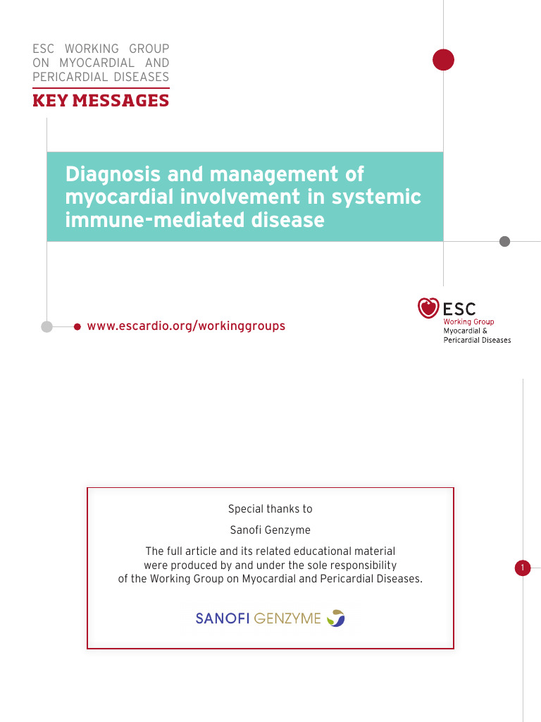Myocardial Involvement in Immune Diseases | PDF | Autoimmune Disease ...