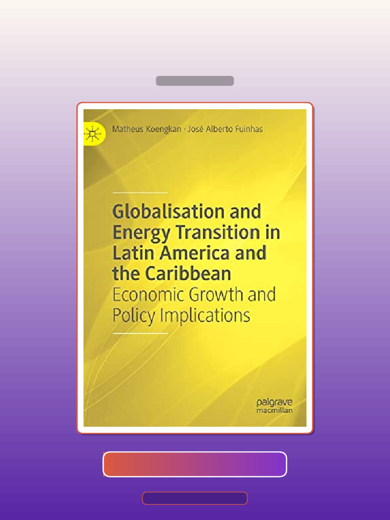 Globalisation and Energy Transition in Latin America and the Caribbean ...