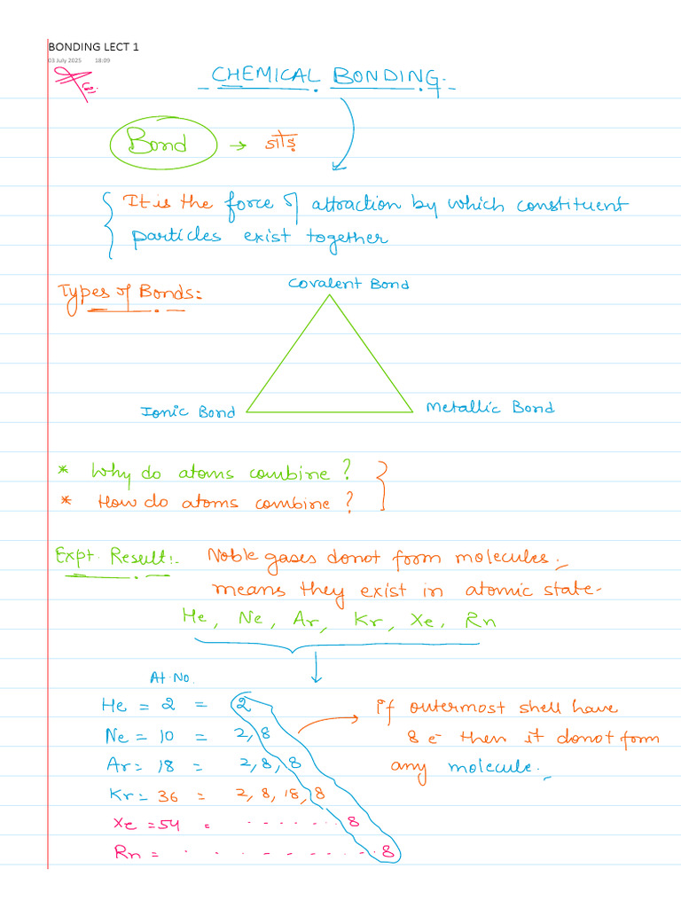 Bonding Lect 1 | PDF