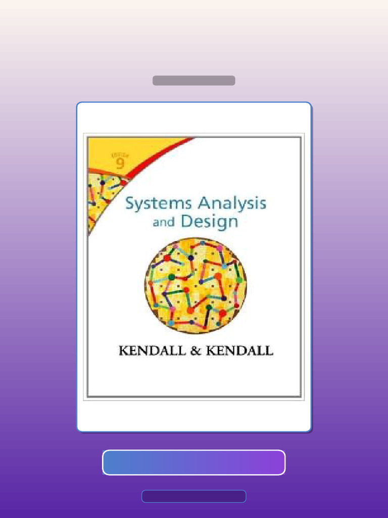 Test Bank for Systems Analysis and Design 9th Edition Kenneth Kendall ...