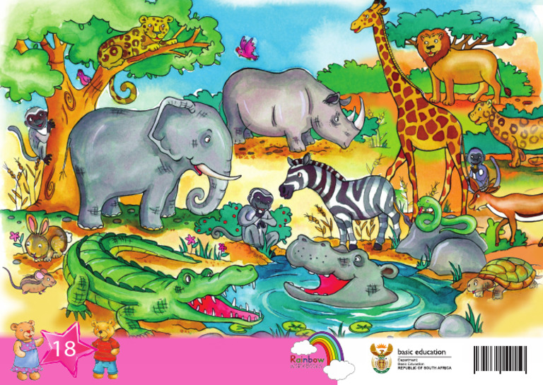 Grade R Poster 18 Wild Animals Reduced | PDF