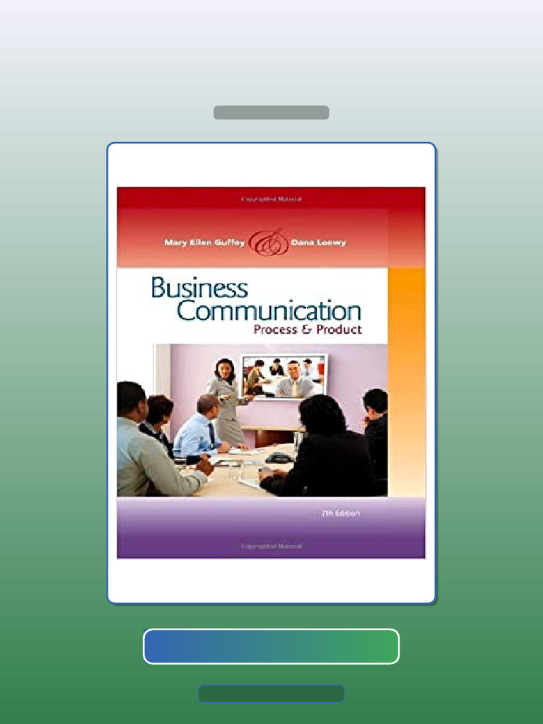 Test Bank for Business Communication Process and Product 7th Edition by ...