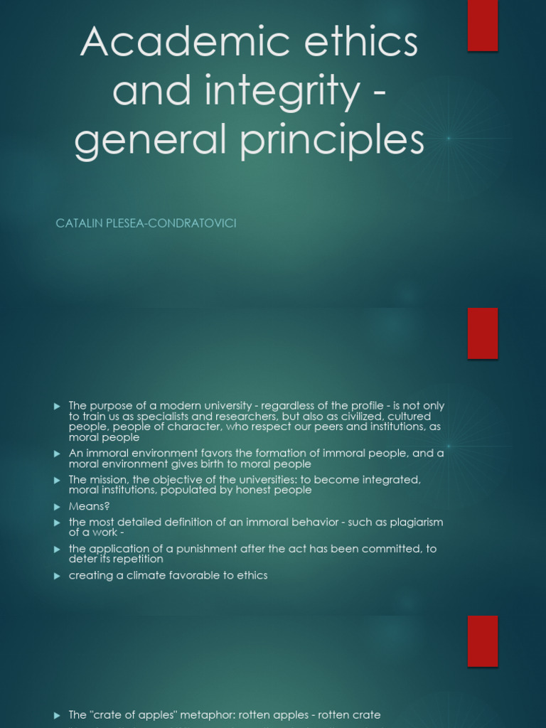 University Ethics and Integrity Guidelines | PDF | Plagiarism | Sexual ...