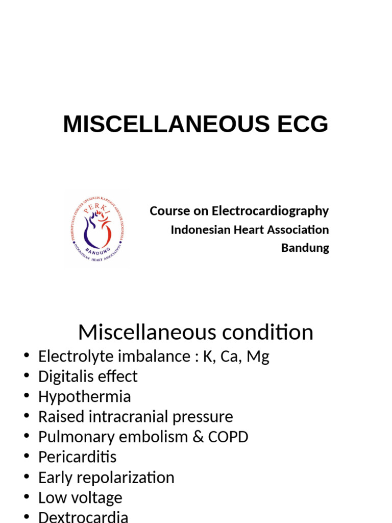 02-03. Ecg Course - | PDF | Electrocardiography | Internal Medicine