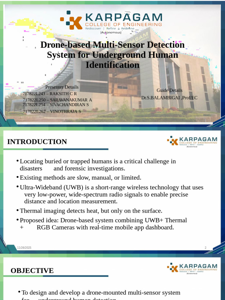 Drone-based Multi-Sensor Detection System for Underground Human ...