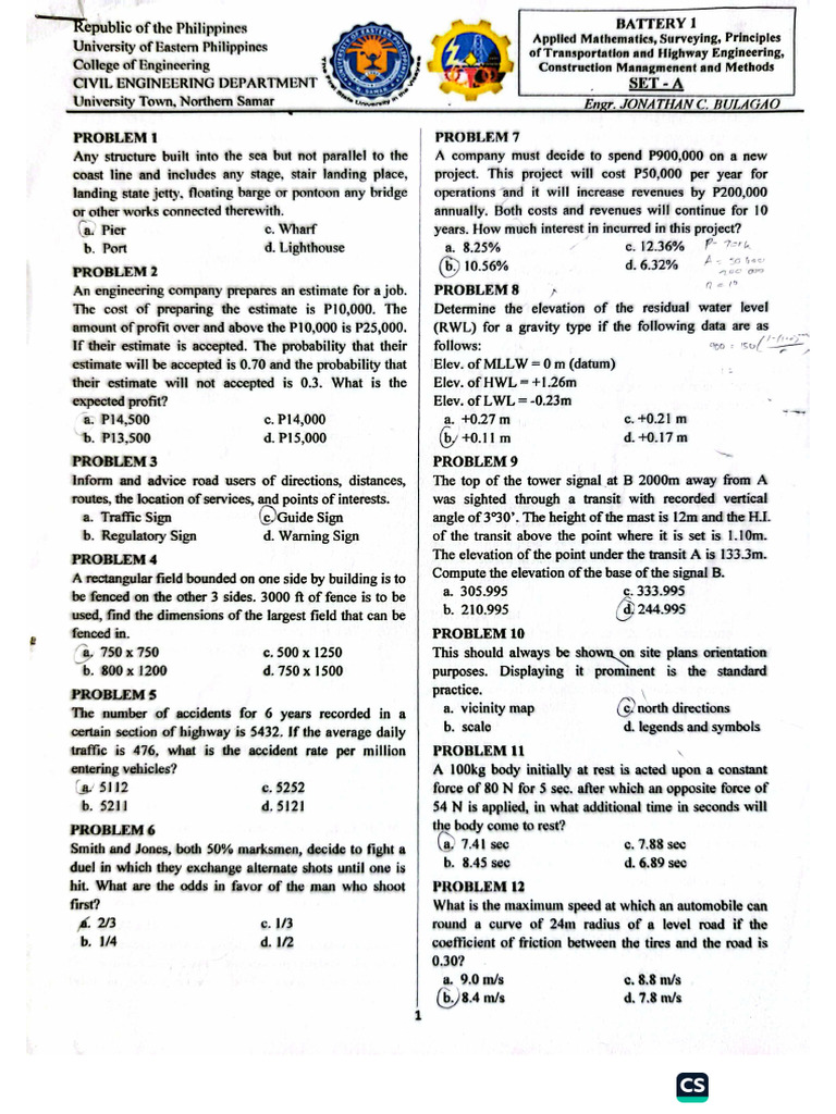 MSTE Exam 1 | PDF