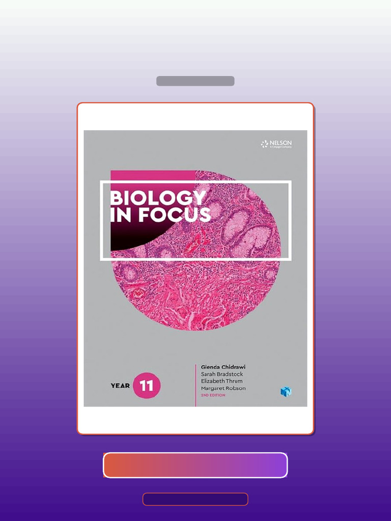 Biology in Focus Year 11 2nd Edition Glenda Chidrawi E-book Testbank ...