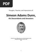 Dunn, Simeon A. Thoughts and Theories