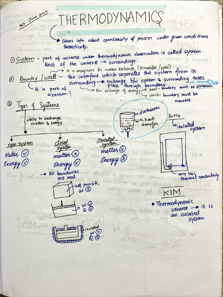 Thermodynamics Part 1 | PDF