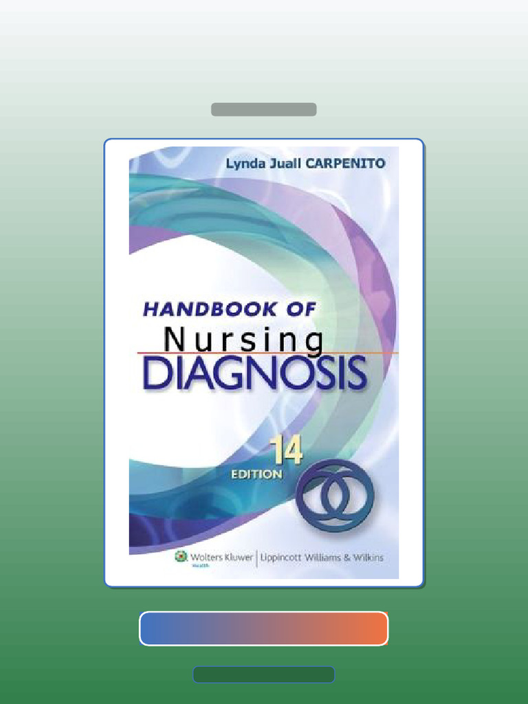 Handbook of Nursing Diagnosis 14th Edition E-book Testbank Solutions ...
