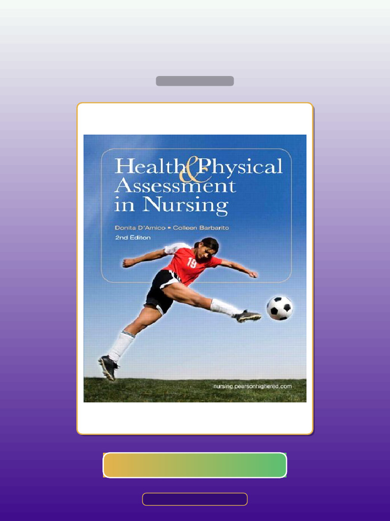 Health Physical Assessment in Nursing 2nd Edition E-book Testbank Solutions | PDF | Multiple ...