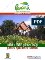 Stimulente si facilitati pentru operatorii turistici din Romania, 2011