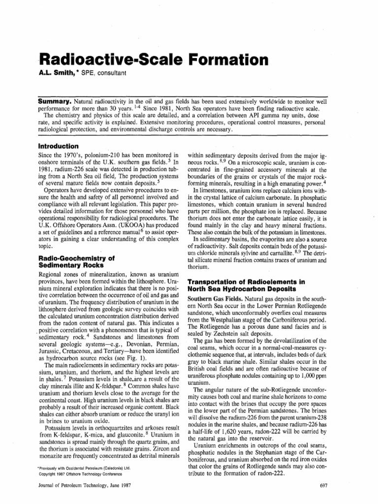 Radioactive Scales | PDF | Radioactive Decay | Gamma Ray