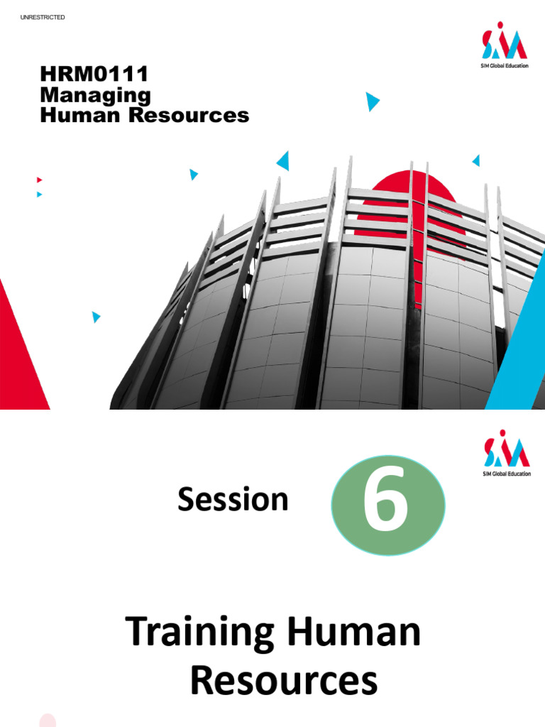 HRM0111+Session+6 | PDF | Educational Technology | Learning