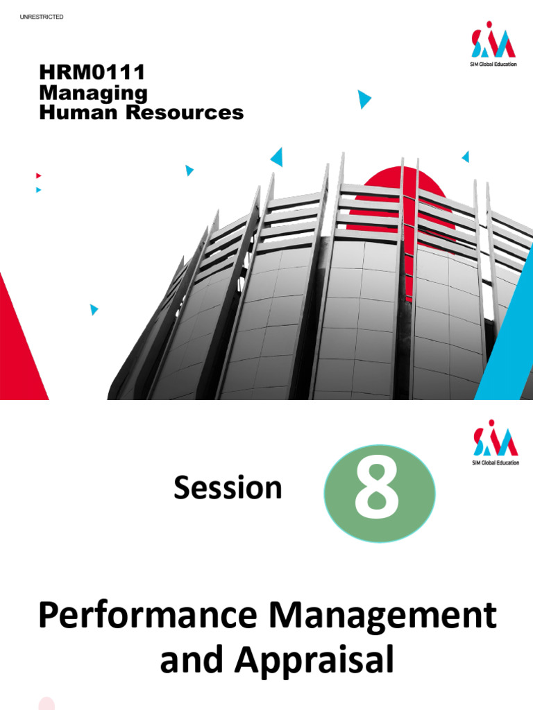 HRM0111+Session+8 | PDF | Performance Appraisal | Industrial Organization