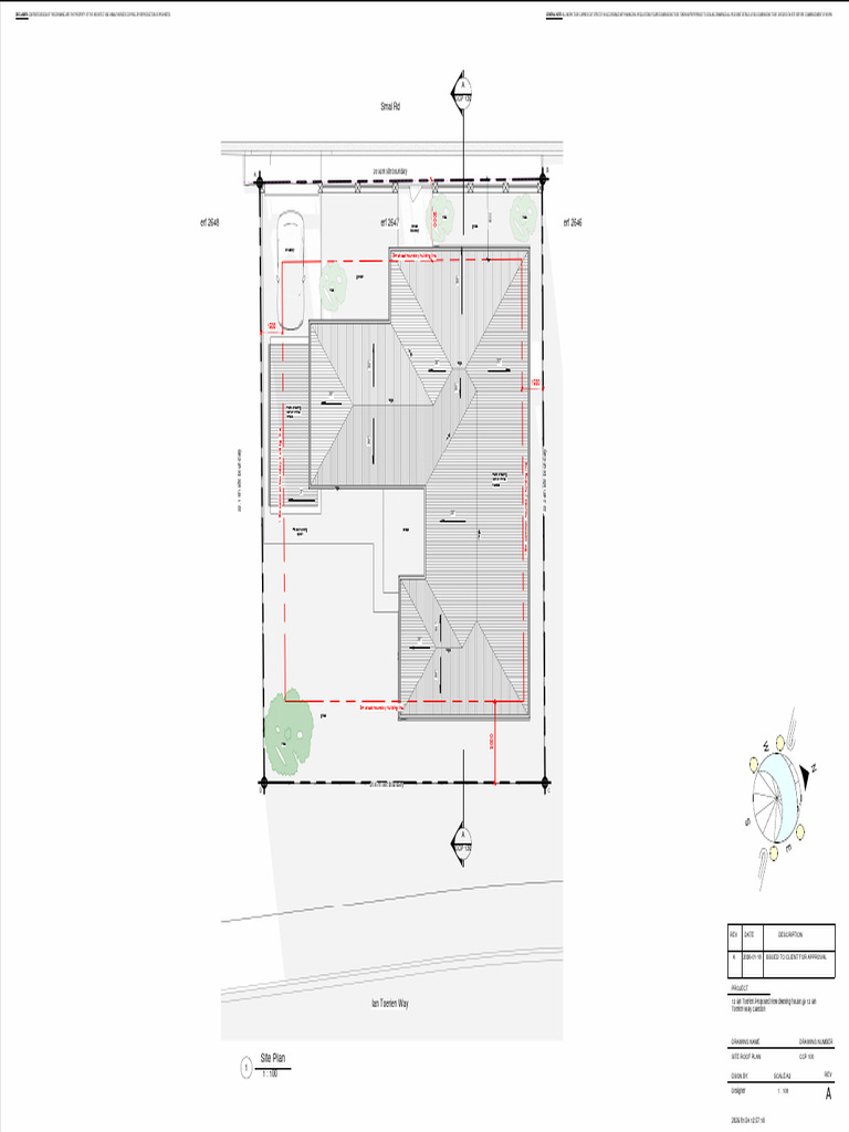 Site Plan for New Dwelling House | PDF | Structural Engineering ...