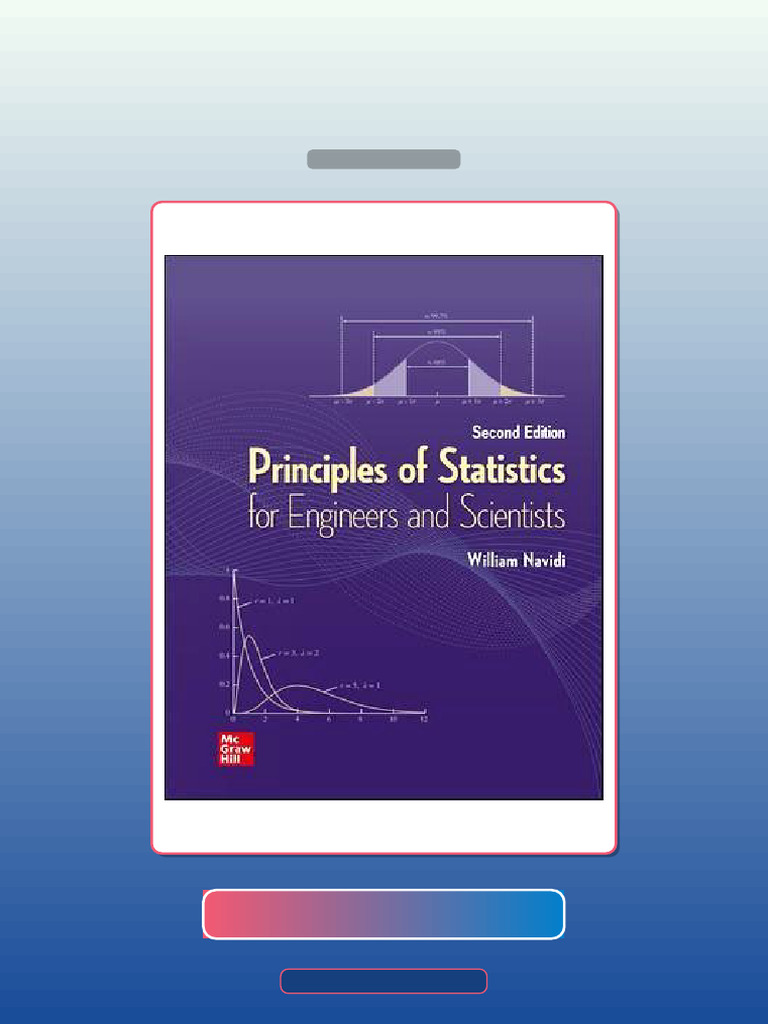 Principles of Statistics for Engineers and Scientists 2nd Edition by William Navidi E-book ...