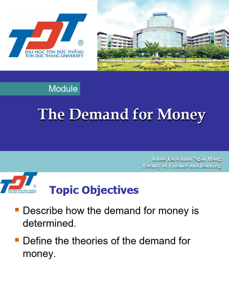 Understanding Money Demand Theories | PDF | Demand For Money | Monetary ...