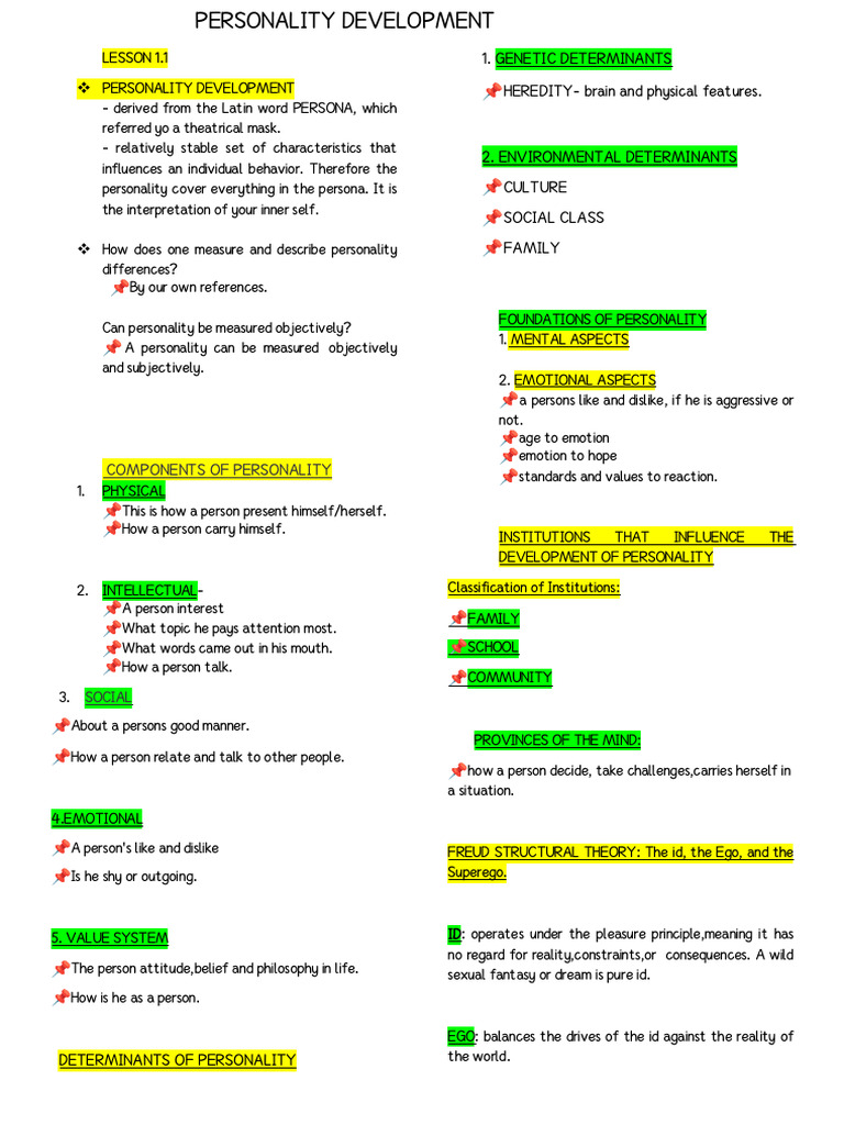 Perdev Pointers 1 | PDF | Behavioural Sciences | Mental Processes