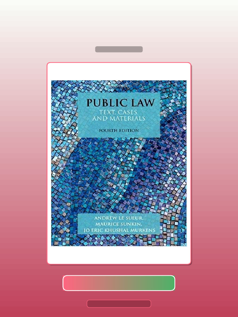 Public Law Text Cases and Materials 4th Edition E-book Testbank ...