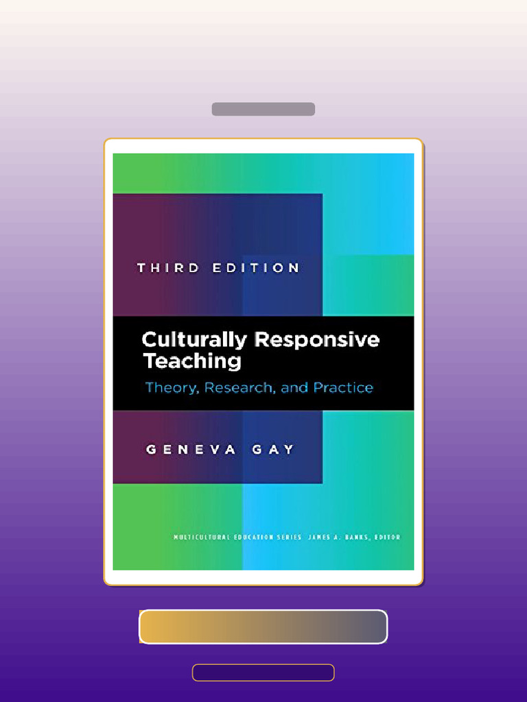 Culturally Responsive Teaching Theory Research and Practice ...