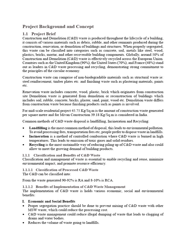 MCEM M25 Endterm Report Gr9 PCM25402 | PDF | Recycling | Waste Management