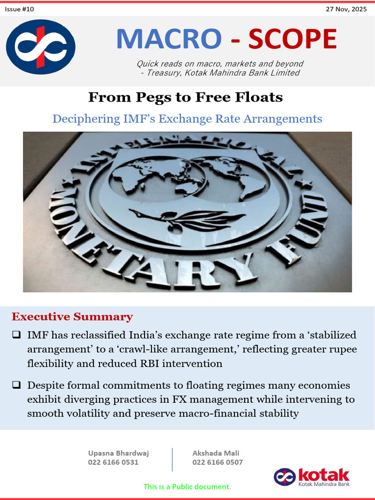 IMF Reclassifies India's FX Regime | PDF | International Monetary Fund ...