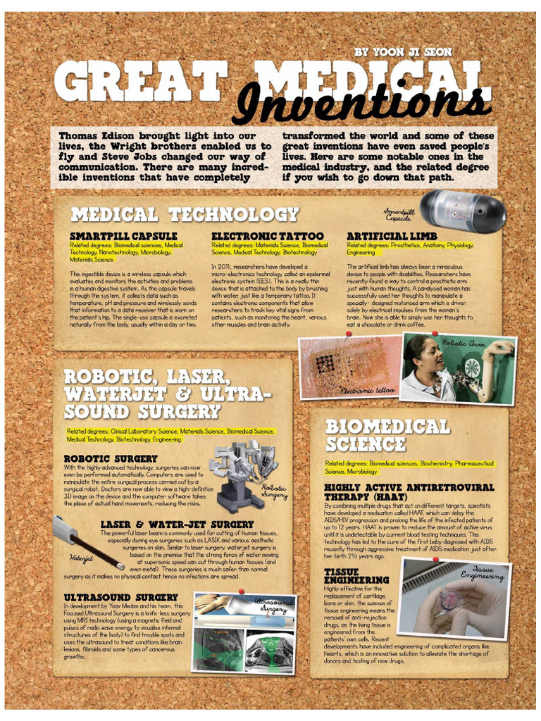 Great Medical Inventions | PDF