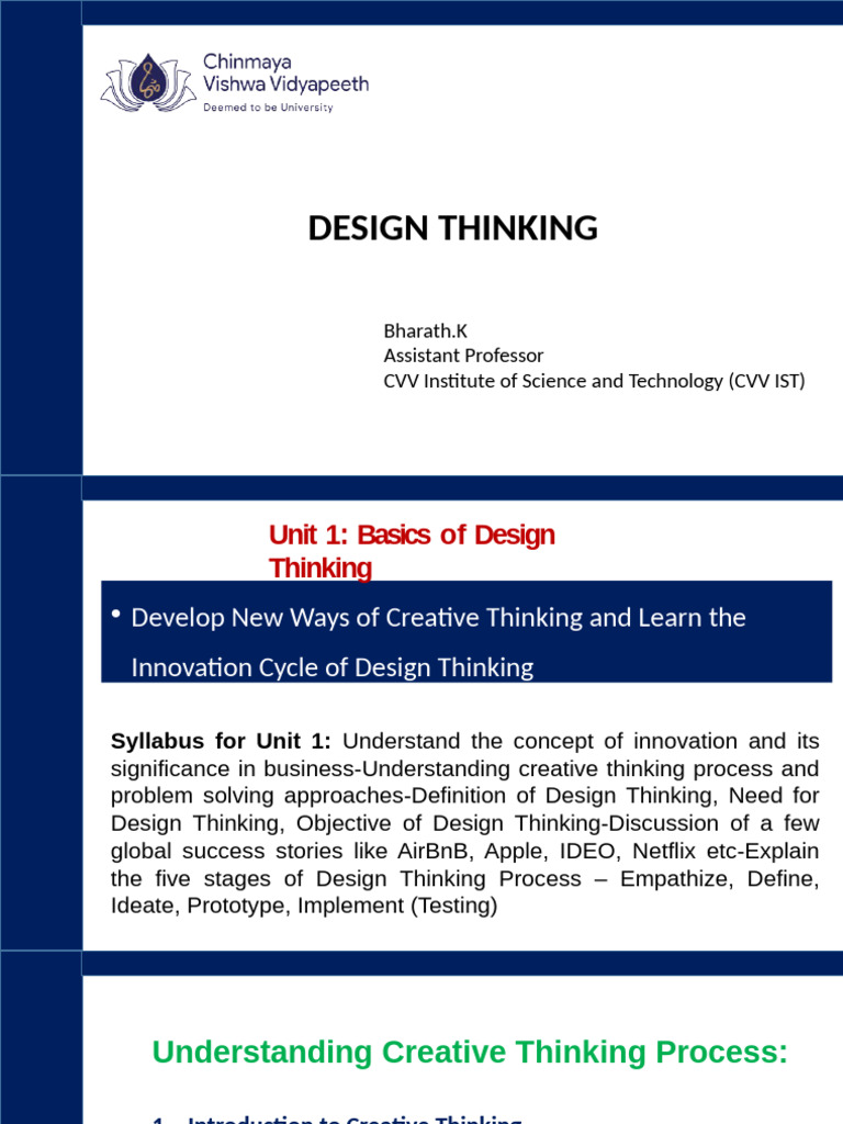 Understanding Design Thinking Basics | PDF | Design Thinking | Creativity
