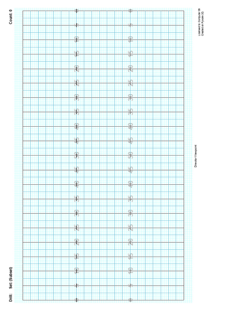 Drill Set Count Analysis in Pyware 3D | PDF