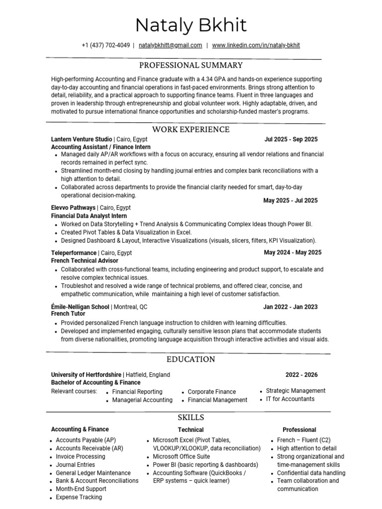 High-Performing Accounting Graduate Profile | PDF | Business