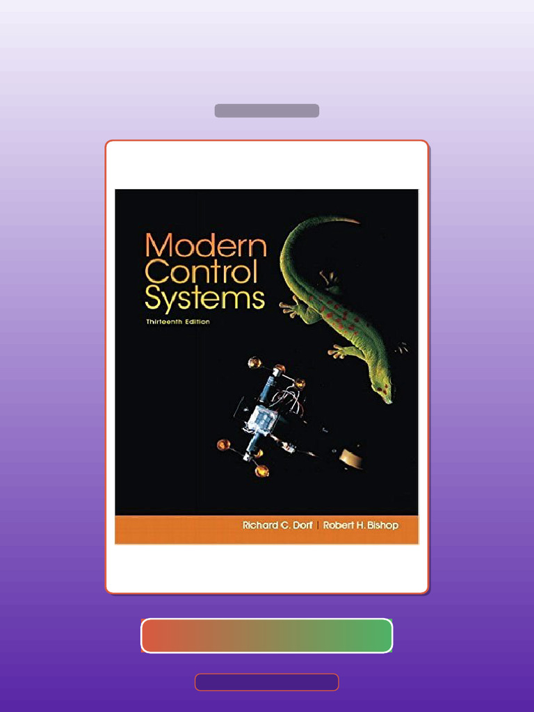 9780134407623 Modern Control Systems 13th Edition E-book Testbank ...