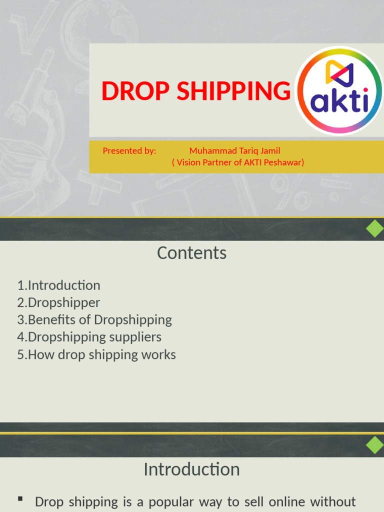 Dropshipping Guide: Benefits & Suppliers | PDF
