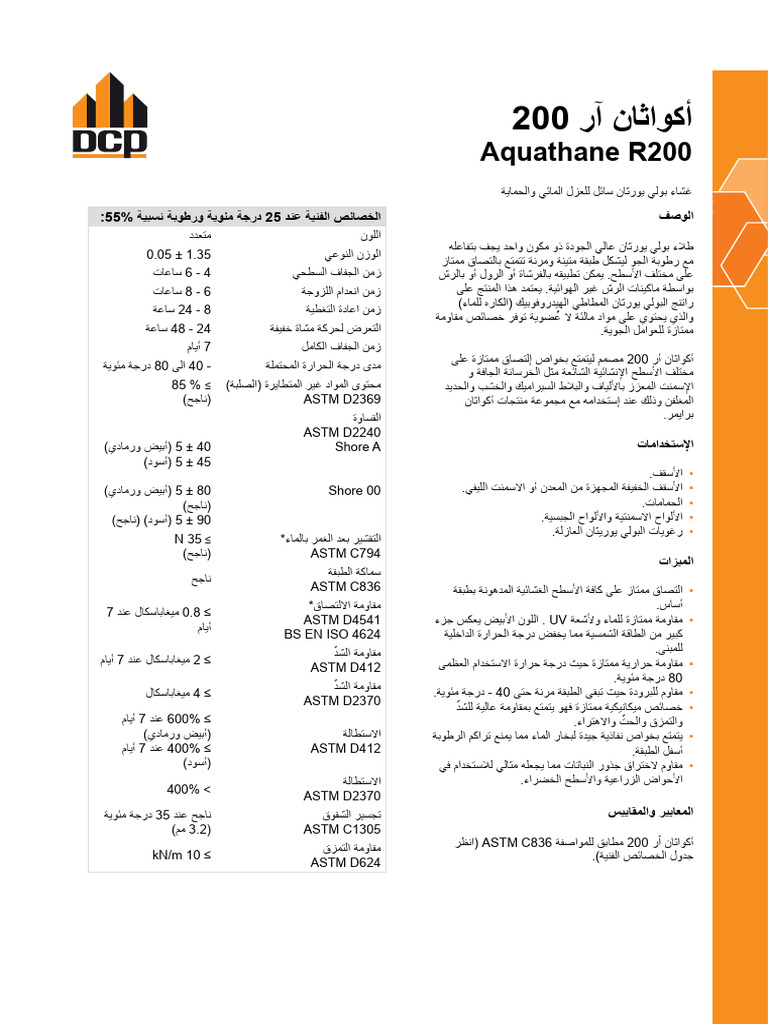 Aquathane-R200 7 | PDF