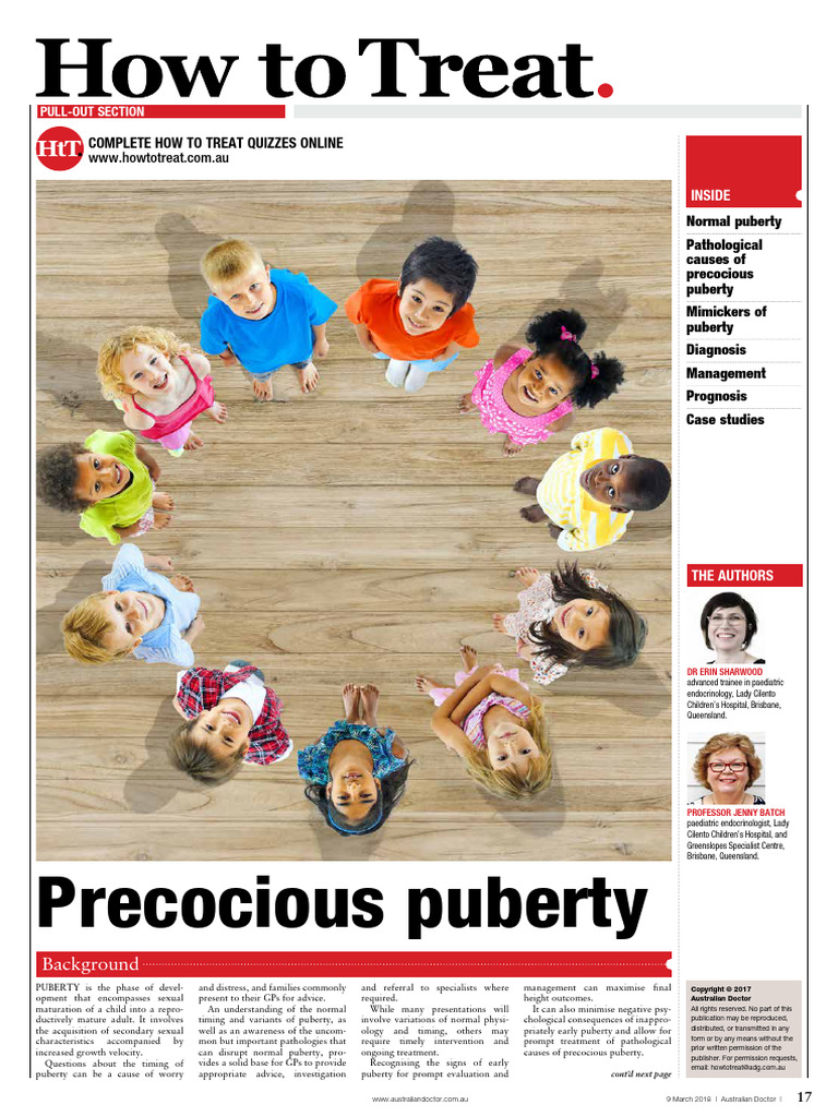 Understanding Precocious Puberty Causes | PDF | Puberty | Reproductive ...
