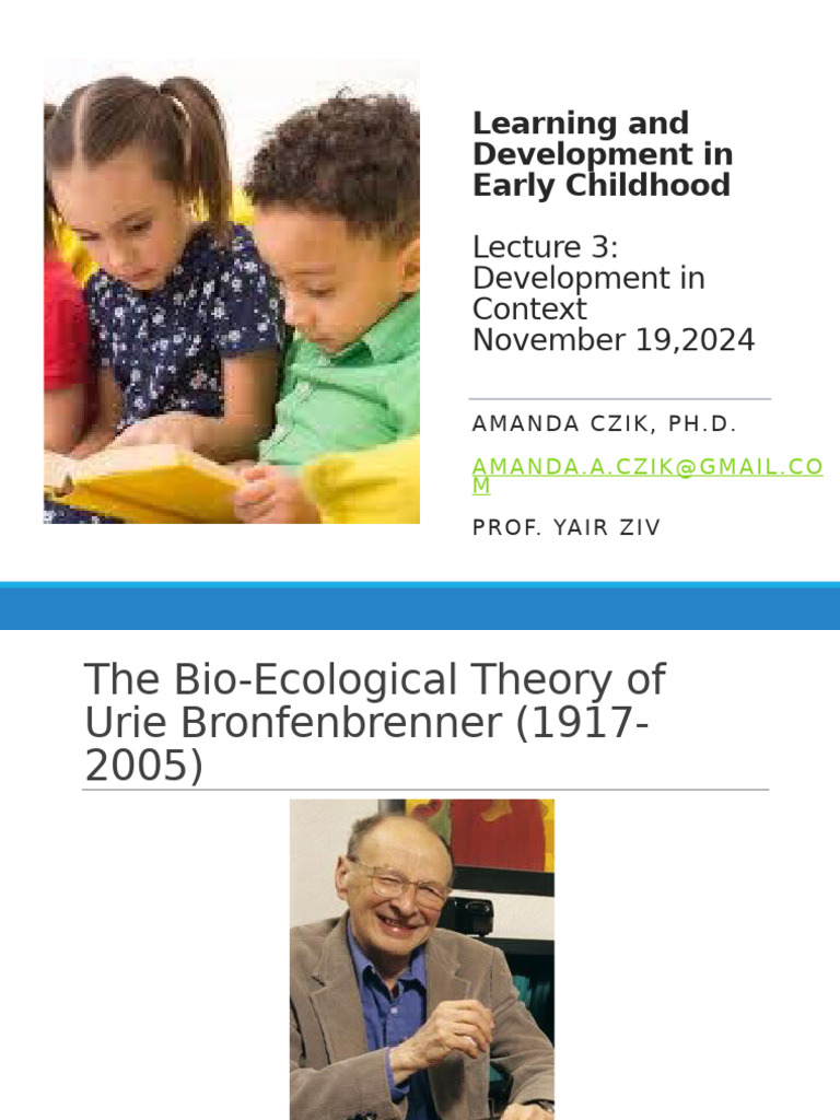 Development in Context (3) (1) | PDF | Developmental Psychology | Child ...