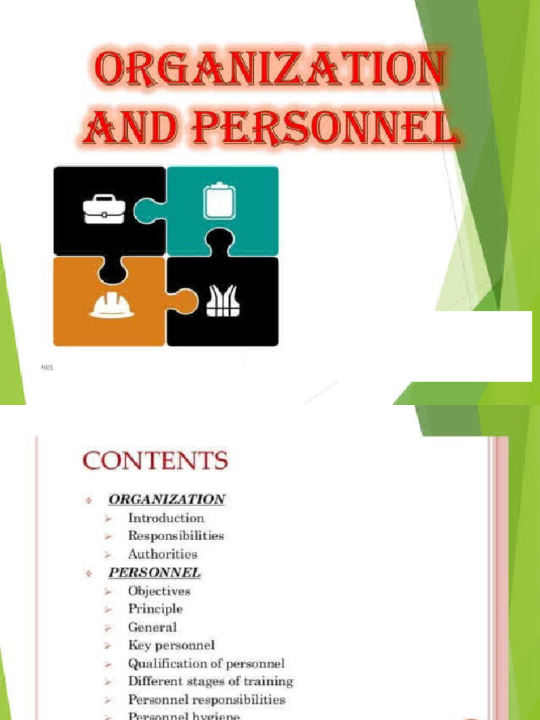 Organisation and Personnel 3 | PDF