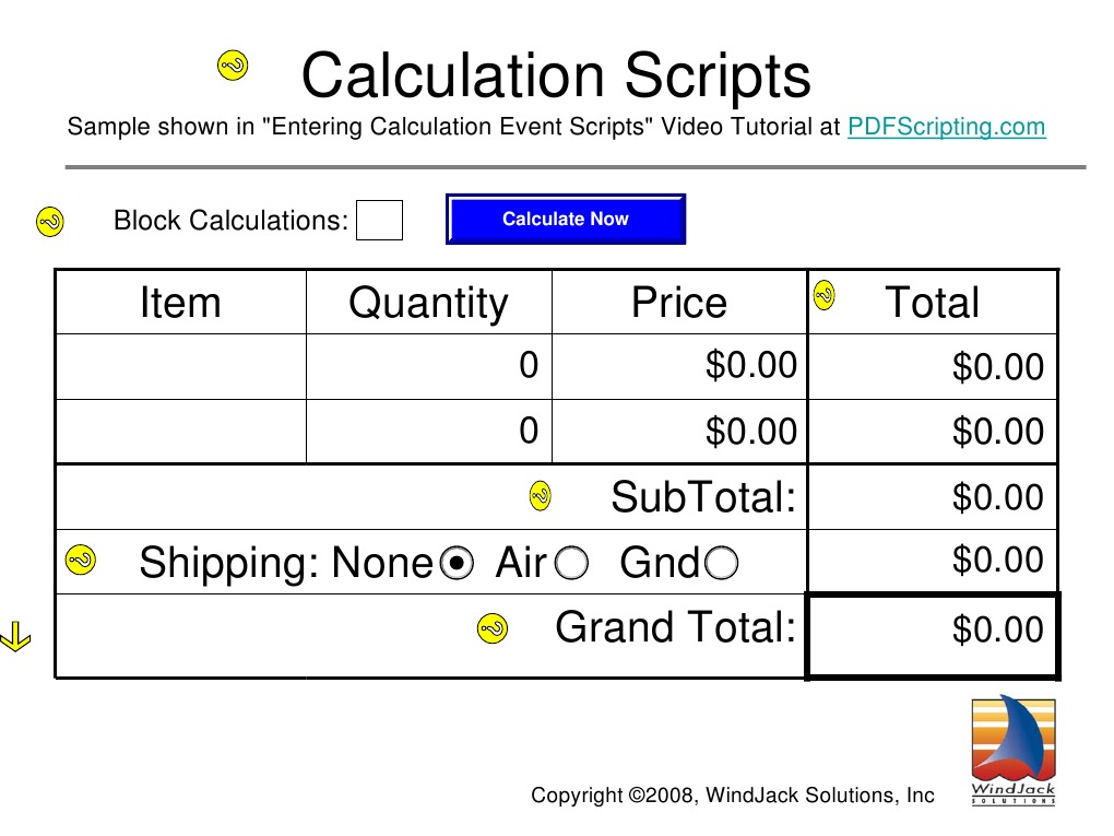 Conditional Calc Scripts | PDF