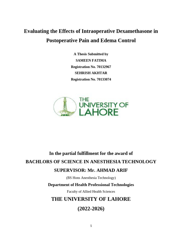 thesis final data (1) (1). thesis final data (1) (1) | PDF | Surgery ...