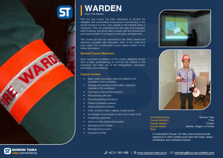 Fire Warden Training Course Overview | PDF