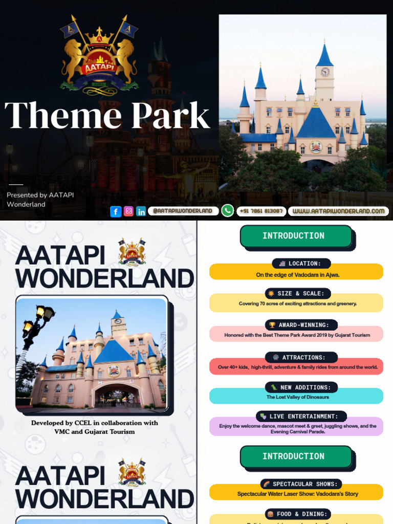 Aatapi Wonderland: Vadodara's Theme Park | PDF | Amusement Park