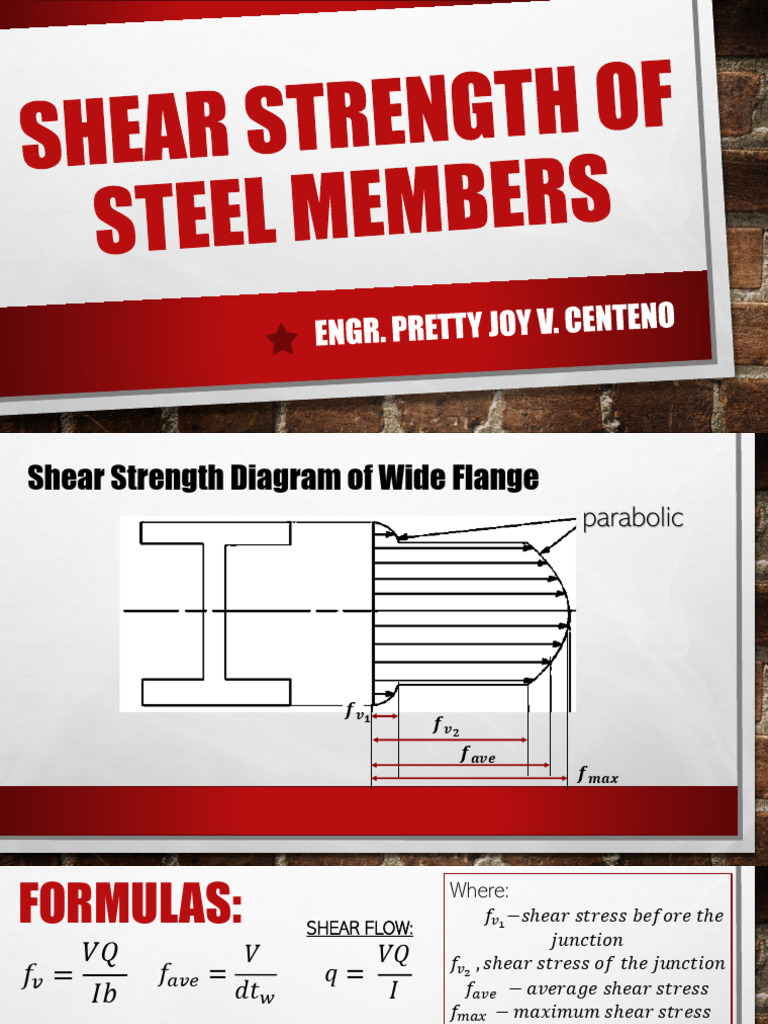 Shear Strength Analysis of Wide Flange Beams | PDF | Beam (Structure ...