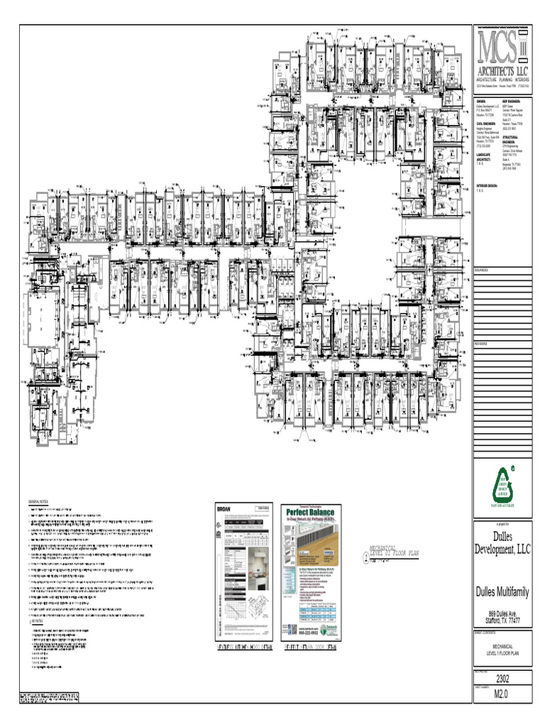 m2.4b - Mechanical Building 2 - Roof Plan | PDF