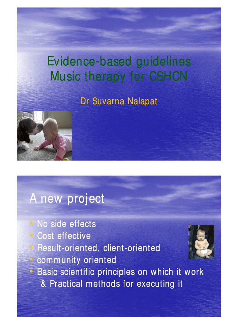 Music Therapy for CSHCN Benefits | PDF | Psychotherapy | Autism